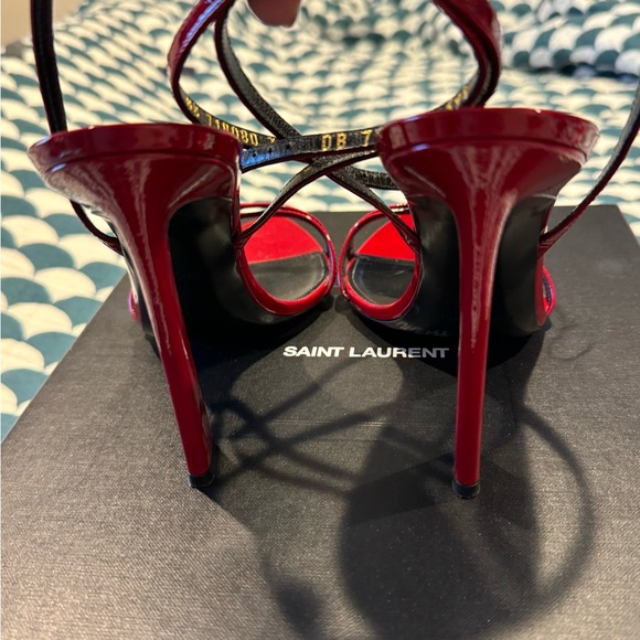 YSL sandals Vernice Red. - Picture 6 of 7